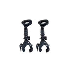 2/4pcs Microphone Crab Clamp Mount for Mic Stand&Drum Rim, Adjustment 5/8 to 3/8 Thread Mic Clip, Drum Mic Clip Holder