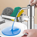 Kitchen Sink Soap Dispenser Sink Soap Dispenser With Tray Hook Extension Tube Detergent Countertop Dishwashing Liquid Soap Dispe