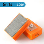 Professinal 1-7Pc Diamond Hand Polishing Pad Marble Stone Ceramic Abrasive Sanding Disc Tile Glass Abrasive Grind Block Polisher