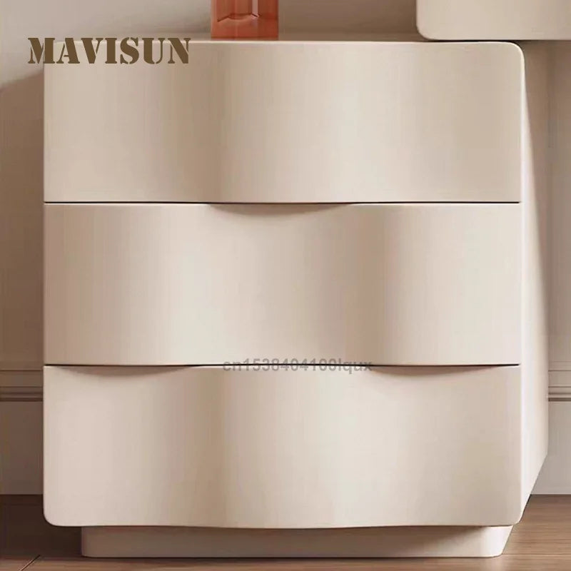 Italian Style Vanity Makeup 75 CM Wooden for Bedroom Bear Shaped LED Mirror Ample Drawer Storage Light Luxury Modern Dresser