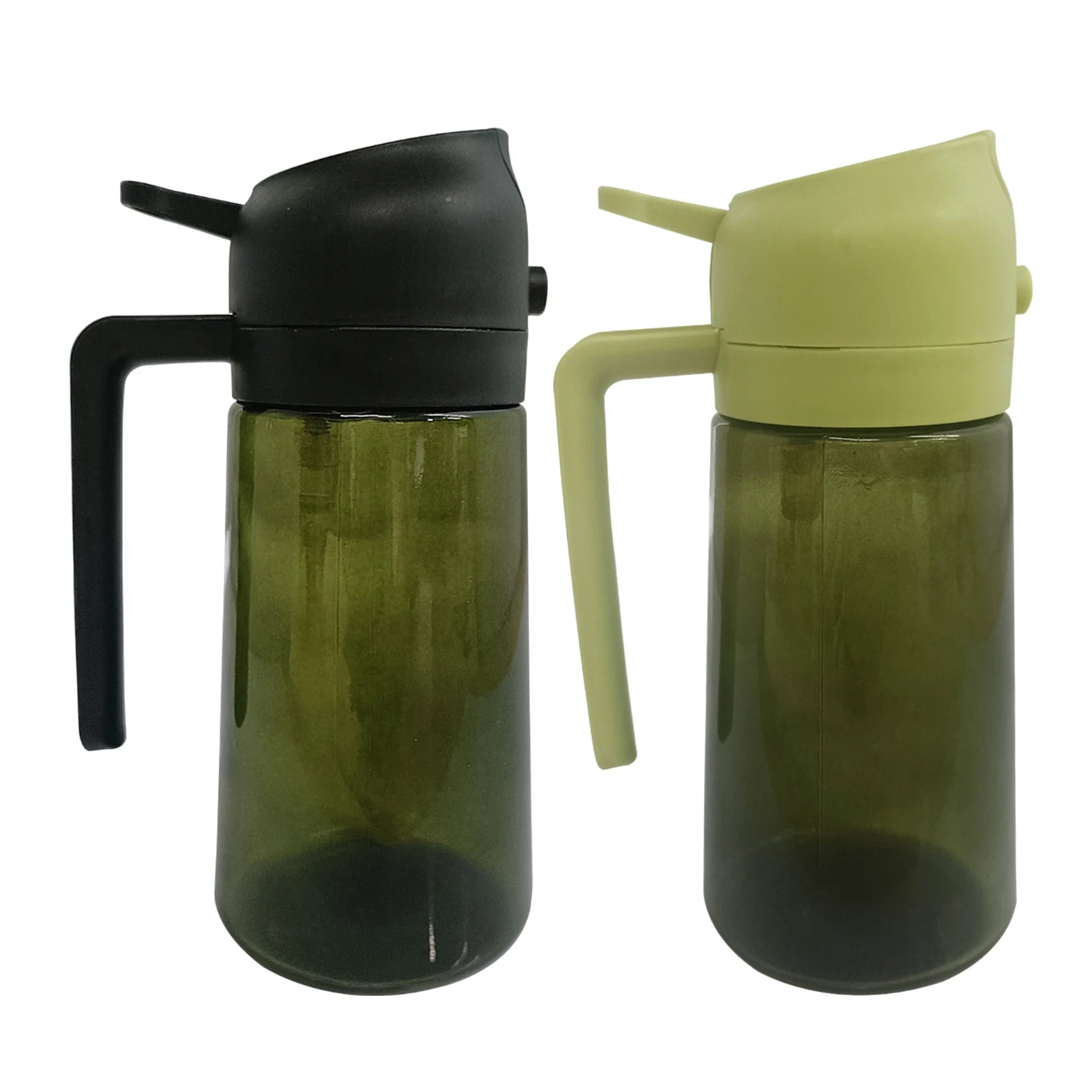 470ml Oil Dispenser Bottle for Kitchen Oil Spray Bottle 2-in-1 Cooking Press-type spray oil bottle Olive Oil dispenser Container