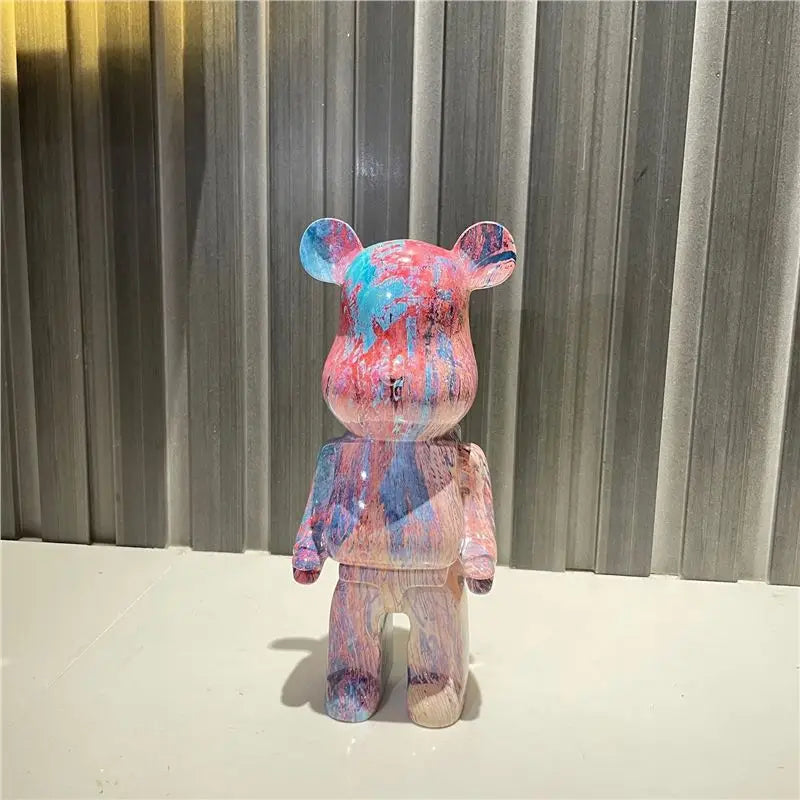 28-35CM Bear Figurines Home DecorationAccessories Modern Stvle Desk DecorationNordic Home Decor Living Room DecorationStatue