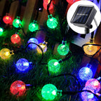 Outdoor LED Crystal Globe Light Solar Fairy Light Garden Light 5/7/12m Solar String Light for Christmas Wedding Party Decoration