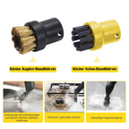 A66T 10-Piece Accessory Set for Karcher Steam Cleaners SC1, SC2, SC3, SC4, SC5 - Includes Nozzles, Brushes, and Cloths