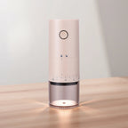 Electric Coffee Grinder, Rechargeable Portable Stainless Steel Blade, Automatic Grinding Machine for Coffee Beans