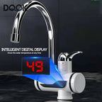 Electric Hot Water Heater Faucet Kitchen Instant Heating Tap Water Heater with LED