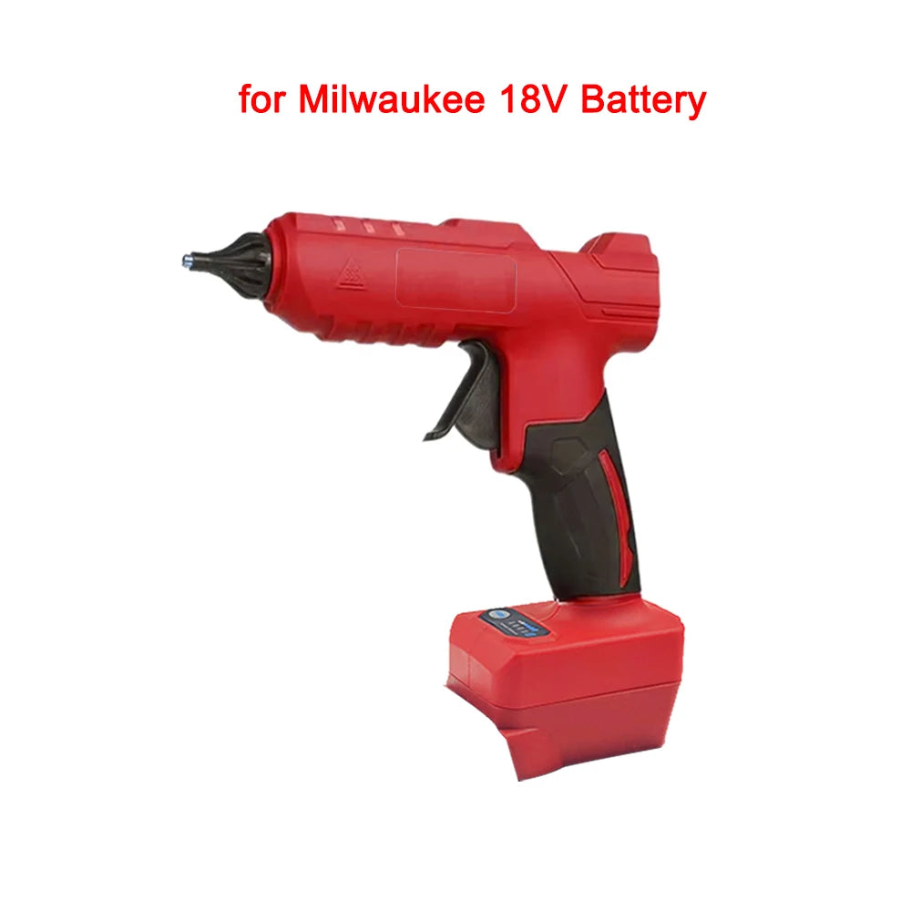 Electric Hot Melt Glue Gun Cordless Electric GlueGun Glue Stick Hot Melt Welding Air Gun fit Makita/Dewalt/Milwaukee 18V Battery