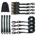 Strength Ratchet Straps 800kg Break Strength With S-Hooks,for Fixed Car Fixed Tightener Tensioner Straps Ratchet Tie-Down Belt