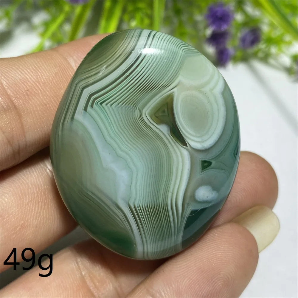 Green Agate Natural Irregular Playthings Small  Stone Healing Crystals Quartz Mineral Craft Decor Accessories Gift
