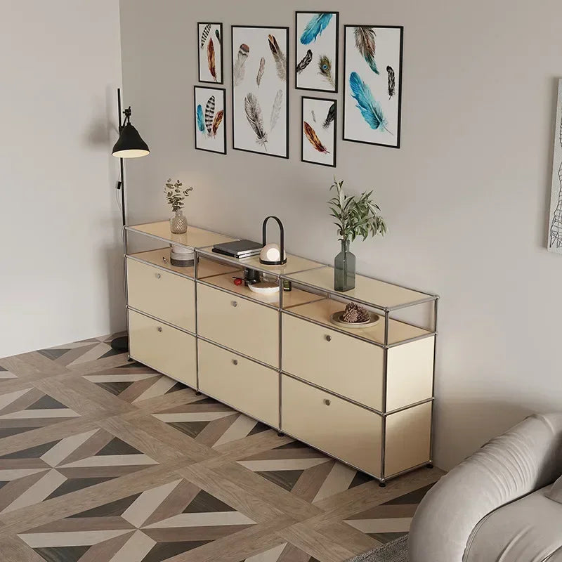 Module Combination Sideboards Cabinet Drawer Living Room Cabinets Side Chest of Drawers Hallway Storage TV Stand Bedroom Cabinet