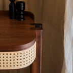 Simple Rattan Vanity Tables Woman Brown Adult Unique Makeup Desk Dressers Drawers Mirror Storage Penteadeira Furniture Home