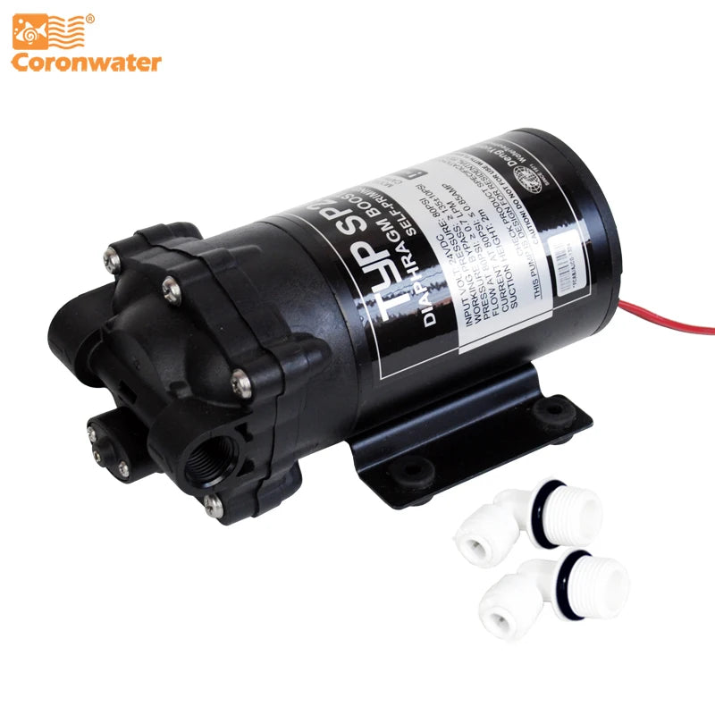 Coronwater 50 Gpd Self Priming RO Water Booster Pump in Reverse Osmosis System for Well, Storage Tank SP2500
