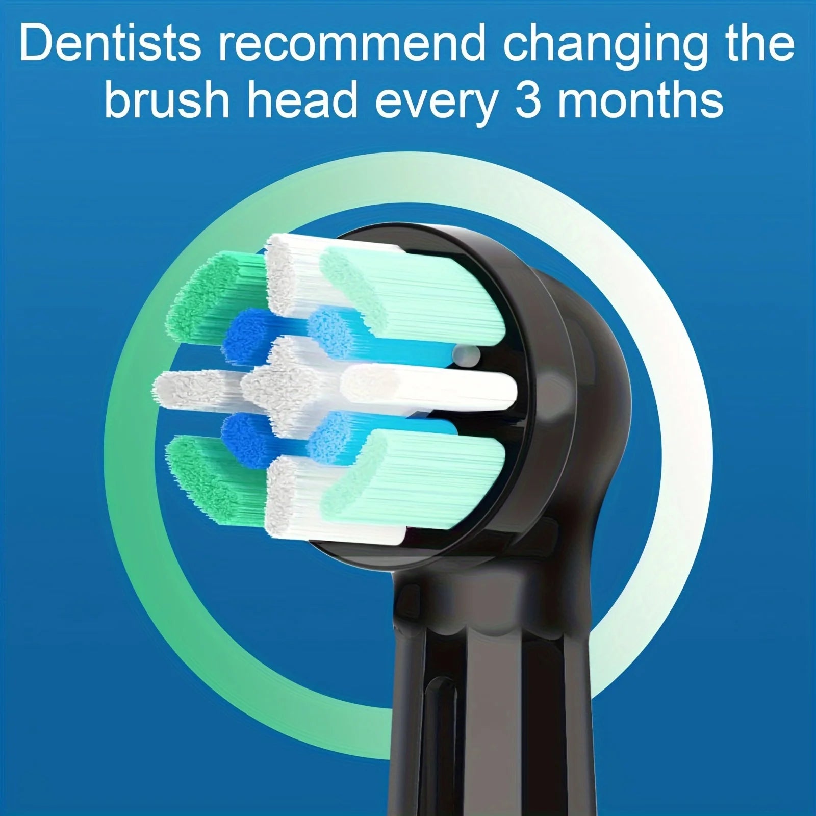 Toothbrush Heads Compatible with Oral B iO 3/4/5/6/7/8/9/10 Electric Toothbrushes, Replacement Toothbrush Heads for iO 4-12Pcs