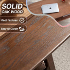 Solid Oak Rectangular Coffee Table