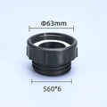 High quality IBC Water Tank Adapter 2'' to 2" Water Connector Fuel Bucket Valve Tank Garden Hose Pipe Fittings
