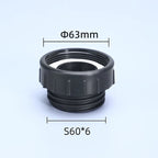 High quality IBC Water Tank Adapter 2'' to 2" Water Connector Fuel Bucket Valve Tank Garden Hose Pipe Fittings