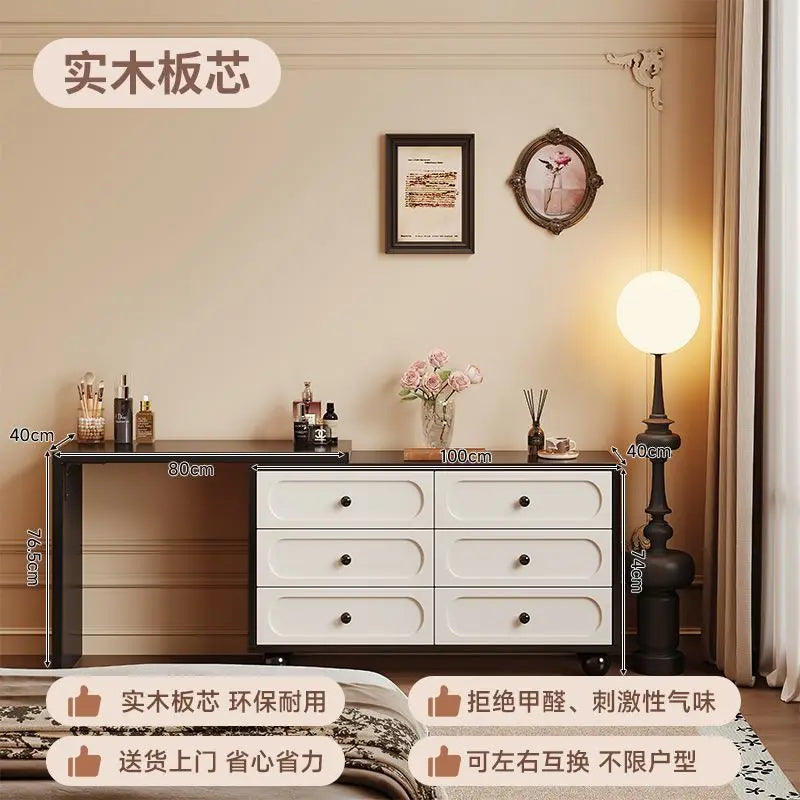 Corner dresser chest integrated antique modern bedroom simple bedside cabinet new retro makeup table