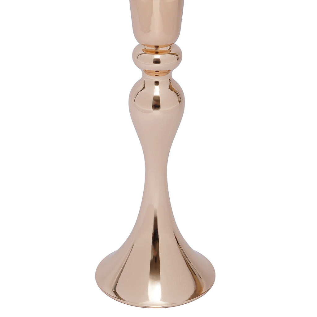 6 PCS Gold Trumpet Vases Wedding Party Props Centerpieces Flower Stand Candle Holder Centerpieces for Table Wedding