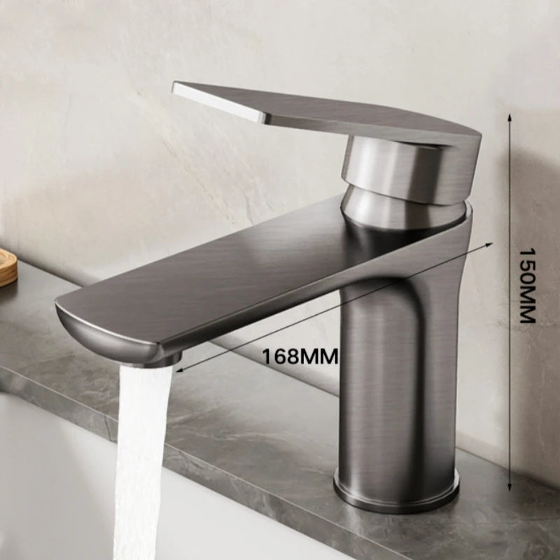 Stainless Steel faucet Washbasin Sink Hot And Cold Water Household Bathroom Washbasin Bathroom Cabinet Basin mixer