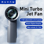 MUXNW Mini Turbo Jet Fan: Portable Small Pocket Handheld Personal Rech