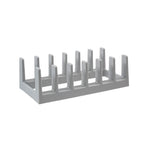 Kitchen Cabinet Organizer for Food Contanier Lid, Large Lid Holder with 6 Dividers for Pantry Organizers and Storage, Home Drawe