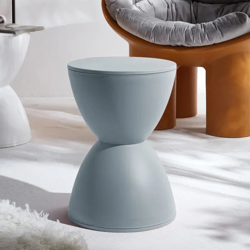 Thickened Plastic Simple Round Stool Living Room Home Stool Short Stool Simple Style Garden Balcony Waterproof Stools