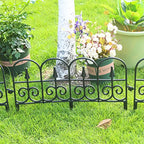 Garden Border Edging Fence 6pcs Garden Fence Panels Flexible Detachable Tree Fence Weatherproof Splicing Fence Landscape Path
