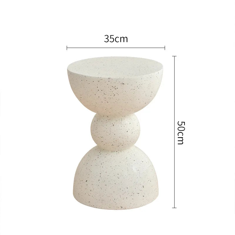Nordic Designer Side Table B&B Small Round Table Creative Small Coffee Table Ins Internet Celebrity Cream Style Sofa Side Table