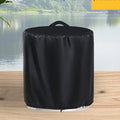 Fire Pit Cover Round Stove Waterproof Cover Outdoor Garden Furniture Tabletop Fire Pit Stones Dust Proof Cover