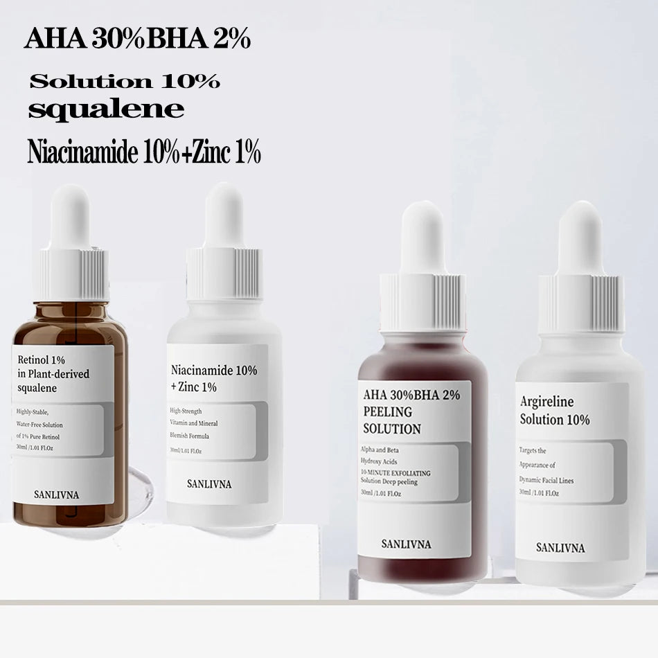 AHA 30% + BHA 2% Exfoliating Serum with 10% Niacinamide & Hexapeptide