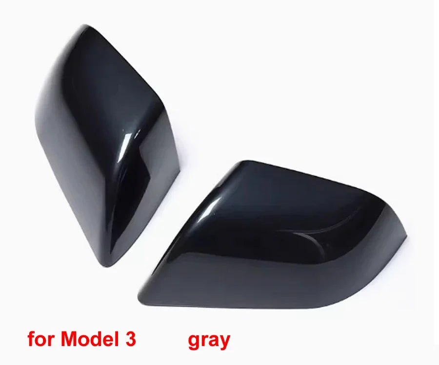 For Tesla Model 3 / Model Y Replace Car Accessories Rear View Mirrors Shell Cap Housing Wing Door Side Mirror Cover 1 Pair