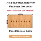 Solid Wood Wall Coat Racks Electric Meter Box Occlusion Clothes Racks for Wall Clothes Luxury Coats Hanger for Living Room