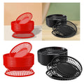 24 Pieces Fast Food Baskets Retro Deli Baskets Bread Fry Baskets Serving Tray Platters for Arts Kitchen Office Party Burgers