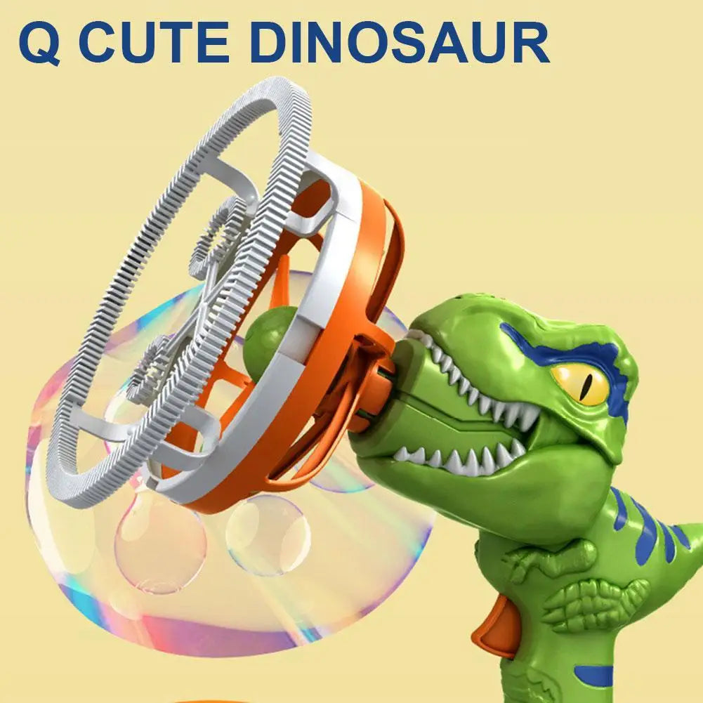 Electric Dinosaur Bubble Machine - Automatic Large Soap Bubble Blower for Kids Outdoor Fun | AlluCanFind