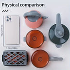 Kids Kitchen Set with Realistic Cooking Tools Creative Role Play Toys for Boys and Girls  Gifts for Children's Imaginative Play