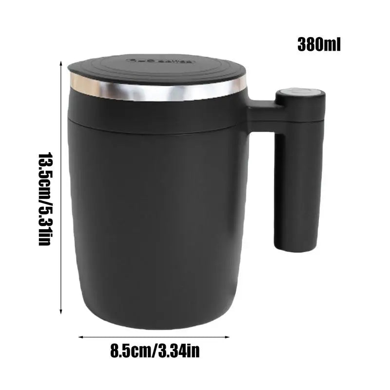 380ML Self Stirring Mug Coffee Cup Rechargeable Automatic Magnetic Stirring Coffee Mug Auto Self Mixing Stainless Steel Cup