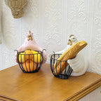 Kitchen Storage Basket Multifunction Removable Organizer Baskets Modern Table Centerpiece Storage Basket Creative Design Baskets