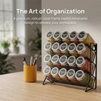 Carbon Steel 4 Tier Kitchen Storage Shelf Non-Slip Multifunctional Cupboard Spice Organizer Pantry Rack for Home Daily Use