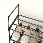 Multi-layer simple dustproof shoe rack space-saving home shoe cabinet suitable for placing at the door easy to assemble