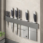 Kitchen Multi-Functional Storage Rack，Knife Holder Wall-Mounted Simple Knife Holder Storage Kitchen Knife Knife Inserting