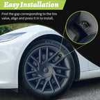 4PCS HubCap for Tesla Model3 Highland 18 Inch Sporty Style Performance Wheel Cap Automobile Full Rim Cover Accessories 2023-2025