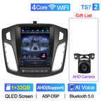 CAIXI GX9 Car Radio Multimedia Player for Ford Focus 3 Mk 3 2011 - 2019 Android 12 2din Carplay Auto Stereo GPS Vertical Tesla