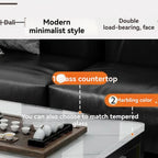Tea table, living room, household, small apartment, next to sofa, office, marble patterned color tea table, tea table