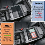 Upgrade Center Console Organizer Tray Compatible with Ford Explorer 2025 2024 2023 2022 2021 2020 Accessories, ABS Armrest Tray