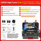 3500W Commercial Household Steam Cleaner Air Conditioning Kitchen Range Hood Automotive Steam Cleaner and Alkaline Cleaning
