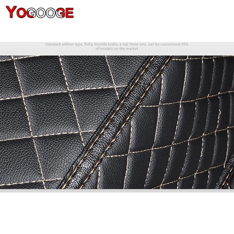 YOGOOGE Custom Car Floor Mats For Ford Focus MK3 2012-2018 Auto Carpets Foot Coche Accessorie