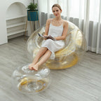 Modern Transparent Inflatable Sofa Set