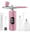Multi functional portable spray gun set with adjustable pressure control, 3-speed setting, and display screen - suitable for mak