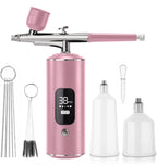 Multi functional portable spray gun set with adjustable pressure control, 3-speed setting, and display screen - suitable for mak