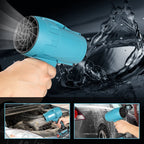 BABEQ 1500W Electric Jet Fan Turbo Air Blowers 200M/S Violent Car Dryer Handheld Dust Leaf Blowing Tool for Makita 18V Battery